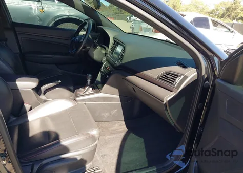 2018 Hyundai Elantra Sport from USA, damaged, VIN KMHD04LB0JU704226